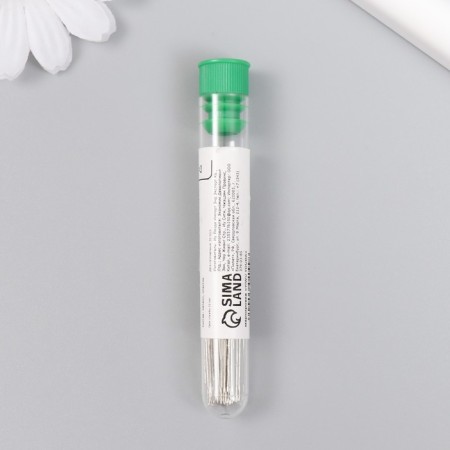 Needles for beads metal in a plastic box set 25 pcs Ø 0.52 mm-3