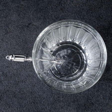 A glass "impenetrable. Slate", faceted, 250 ml-3