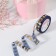 Capronomic tape with “heart” embossed, 15 mm, 23 ± 1 m, dark blue/gold color