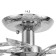 Viola chandelier 5x40W E27 Chrome Model: 2612379