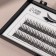 A set of overhead eyelashes "Lastochkin tail", bundles, 10 mm, thickness 0.1 mm, bend C, 12 D