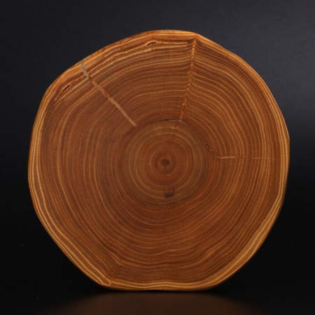 Grootboard from the saw of Wild Kitchen, D = 160-200 mm, thickness 30 mm, a solid massif of the cedar-5