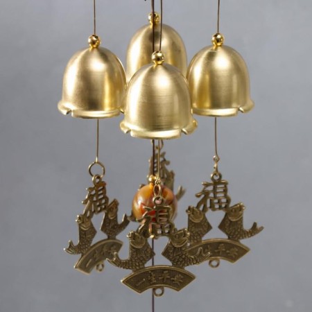 Wind Music Metal "Big Bell" 4 bells 60 cm-3
