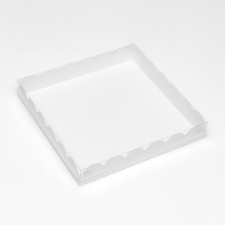 White cookie box, 25 x 25 x 4 cm-1