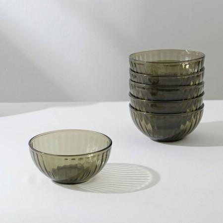 Elica table set, 44 items, glass, haze-11