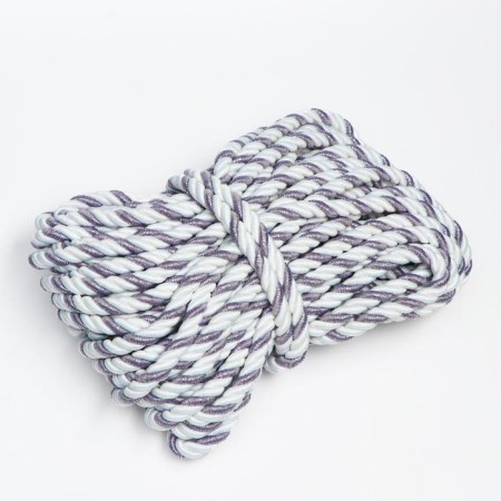 Cord for decor and finishes, twisted, decorative, without braid, multi -colored, 12 mm x 25 m