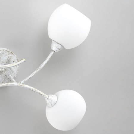 Ceiling chandelier Citilux "Florida" CL148140, 65.5x51x14.5 cm, 4x60W, E14, white color-8