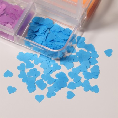Sequins for the decor of the nails "NEON", multi -colored-2