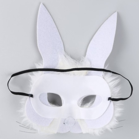 Carnival mask "Hare with fur"-2