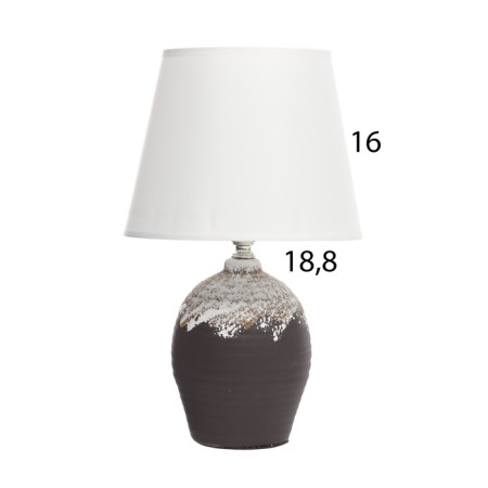 Board table "Bo" 1x40W E14 brown 19.5x19.5x33cm-5