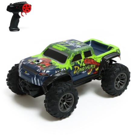 Dino Pothenchik jeep, radio control, with a battery, green