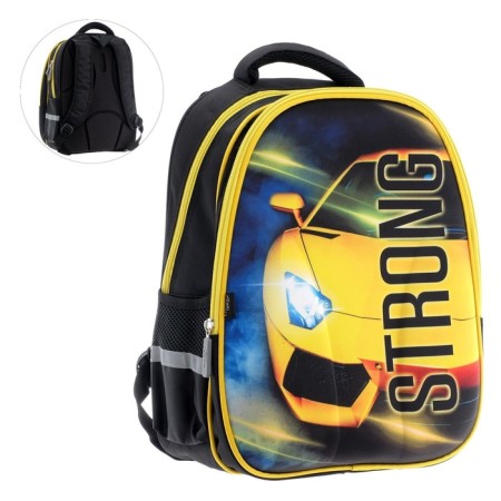Backpack Bag Calligrata "Yellow Call", 39 x 30 x 14 cm-5