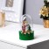 LED figure under the dome "Snowman" 6 × 10 × 6 cm, wood, batteries LR1130X3, glow warm white