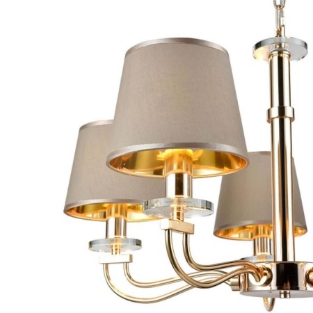 OLIMPIA chandelier, 5x40W E14, color gold-2