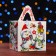 Gift box "Snow White", a large cube 12 x12 x12 cm