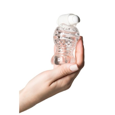 Masturbator Unrealistic Lingam byfa Shakti, TPE, Transparent, 9 cm-5