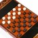 Sherkhan backgammon, wooden board 40 x 40 cm, with a field for playing checkers