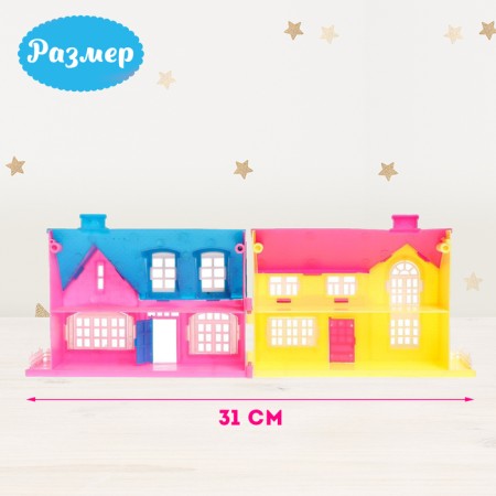 Plastic house for dolls "Create comfort" with accessories-2