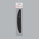 File - emery, abrasiveness 80/100, 18 cm, black color