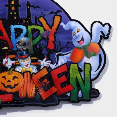 Decorative luminous jewelry (suspension) of "Otkhozy Halloween" 25x20.5 cm-3