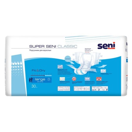 Disasters for adults Super Seni Classic Large, 30 pcs-1