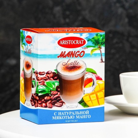 Soluble coffee drink Latte "Mango" "Aristocrat" 10*20g