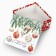 Gift Box "Luxury Balls", 22 x 22 x 12 cm, New Year