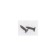 Handle cappio, m/o 32 mm, with a pattern, matte gray color