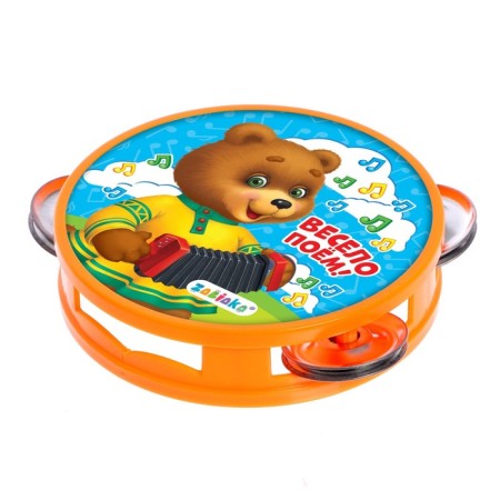 Музыкальная игрушка бубен «Весело поём!»-1
