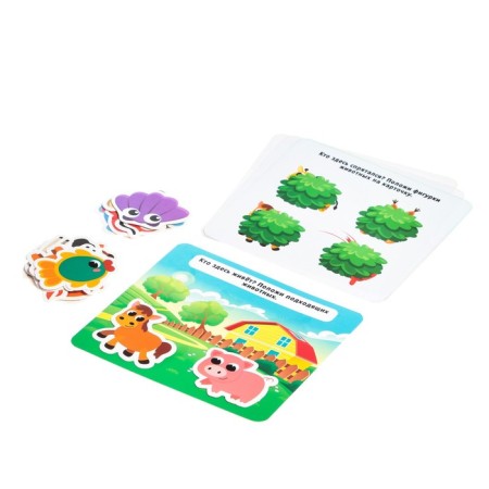 Developing set of "studying animals"-3