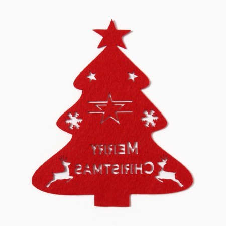 Decor of dining rooms "Christmas tree" central 20x17cm 100%p/e, felt-2
