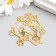 Suspension "Key" Color Gold 2x1 cm