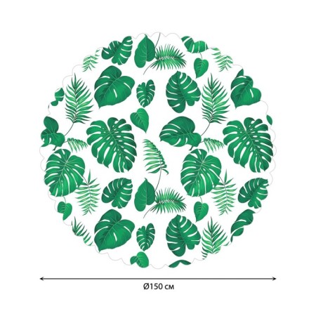 The tablecloth "Fern rain", round, Saten, d = 150 cm-1