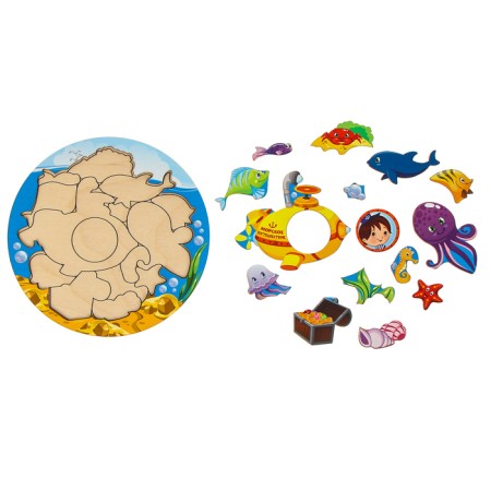 Puzzle Logical "Submarine", D = 20 cm-7