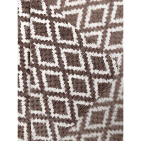 Texrepublic blanket, size 150x200 cm, brown color-5