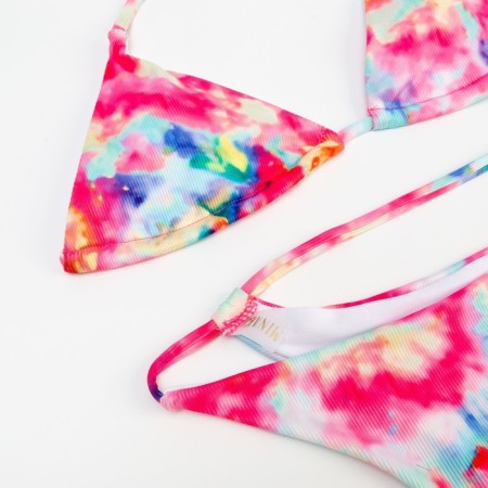 Swimsuit female separate minku pink color, size 46-6