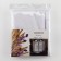 Tulle to the kitchen on a curtain tape 165x245 cm, the color is white, 100% polyester