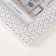 Photo frame plastic 10x15 cm "Silver crystals" white 1.3x14.5x19.5 cm