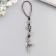 Suspension Metal "Dagger-Cross" 12.3x3.5x1.4 cm
