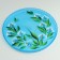 Set for juice with tray "Calla" art painting, 6 glasses 1250/200 ml, blue