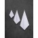 Terry towel Sofi de Marko Mari, 550 gr, size 50x90 cm, white color