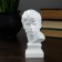 Bust Yesenin, white 5x11x5cm