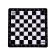 Chess field "Classic" 40 x 40 x 0.2 cm, rubber