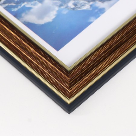 Photo frame Plastic "Office 2" 10x15 cm, bronze-2
