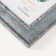 Photo frame plastic 13x18 cm "Weaving" dark gray with striped stroke 22.7x17.7x1 cm