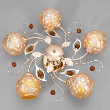 Agnes chandelier 5x40W E27 Gold Model: 2600546-3