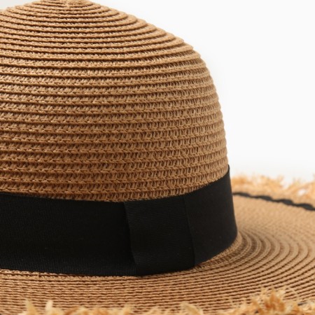 Women's hat Minaku, central to light-brown, river 58-2