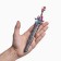 Souvenir weapon suspended mini "Asura sword", keychain, 21 cm, silver with red