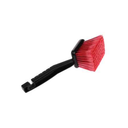 Wheel washing brush, soft pile 24 cm, red-2