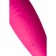 Jos Danvi vibrator with vacuum-wave stimulation, silicone, 21.5 cm, pink color